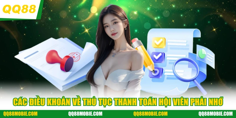 Điều khoản dịch vụ - Các điều khoản về thủ tục thanh toán hội viên phải nhớ