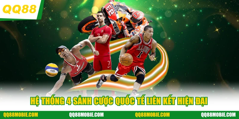 Thể thao - Hệ thống 4 sảnh cược quốc tế liên kết hiện đại